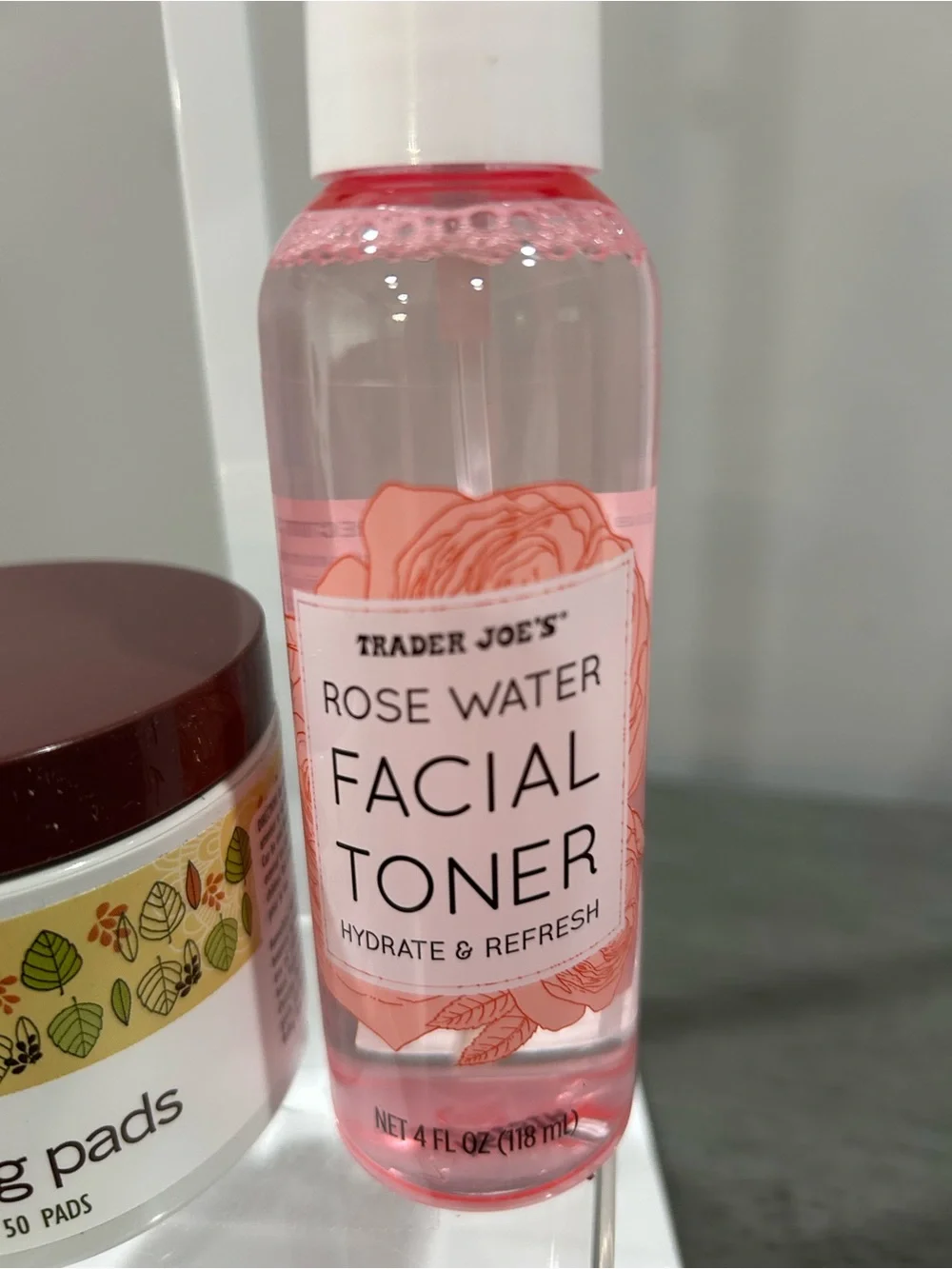 Trader Joe’s Cleansing Pads & Rose Water Facial Toner Hydrating Mist